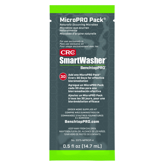 CRC Industries SmartWasher BenchtopPro MicroPro Pack 4X.5OZ
