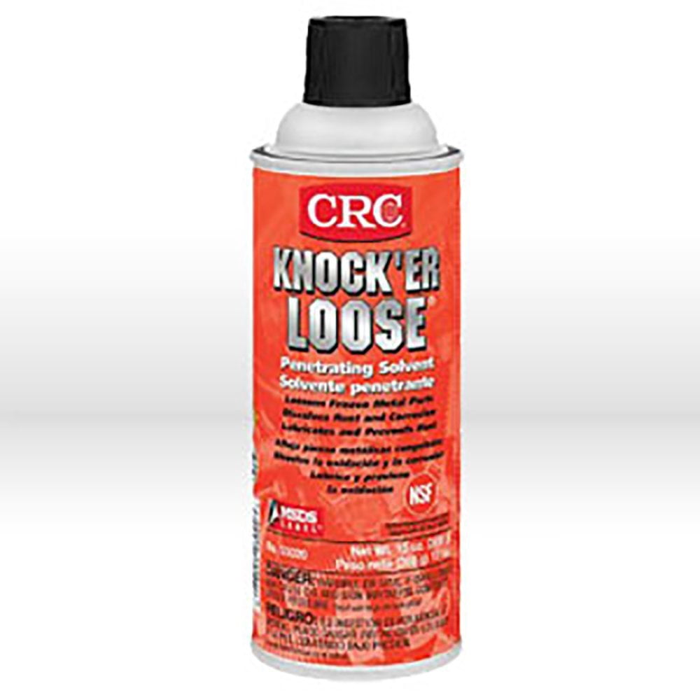 CRC Knock'er Loose 03020 Lubricating Oil Can, 16 oz Red Fast
