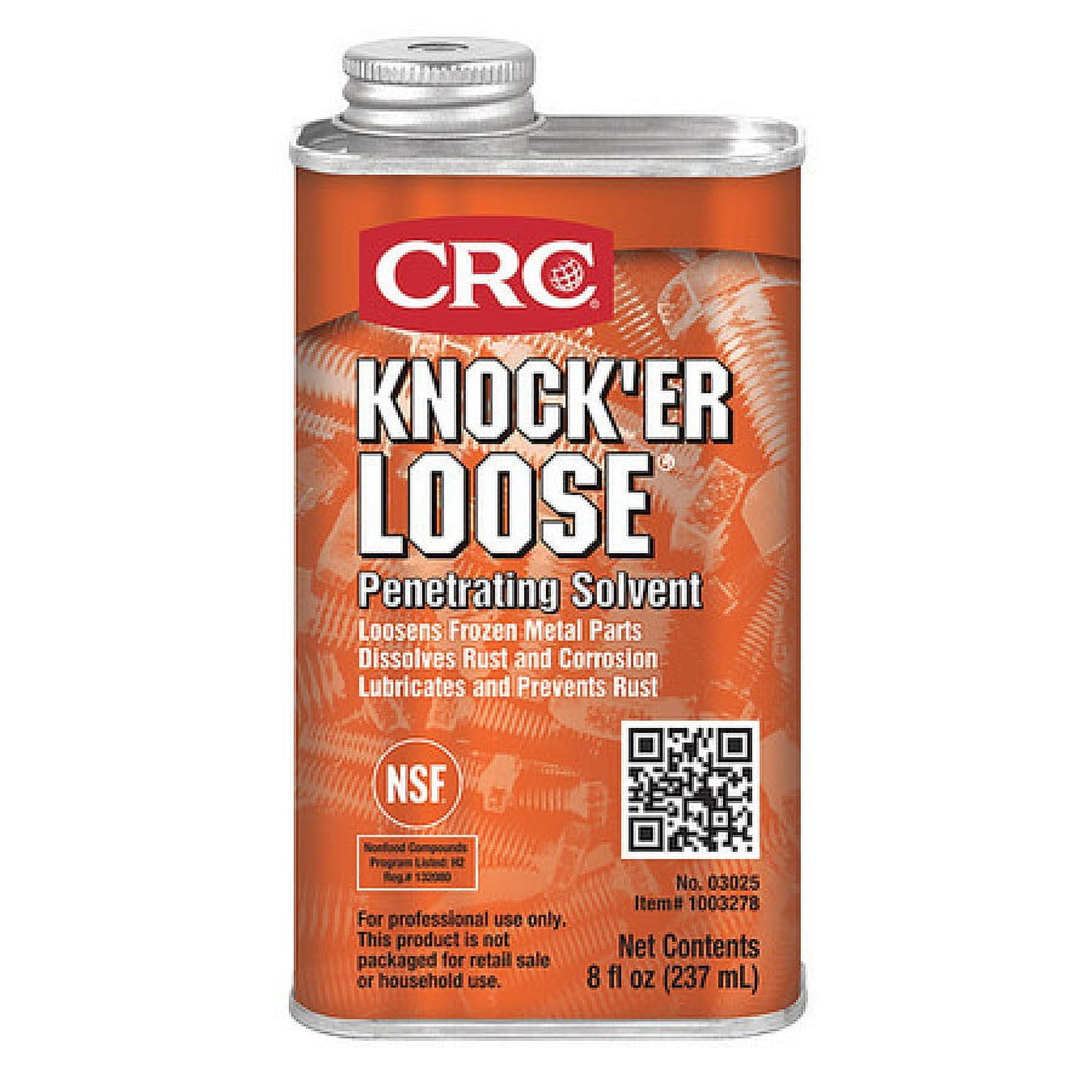 CRC Knock'er Loose Solvent 8 Fl Oz, 03025