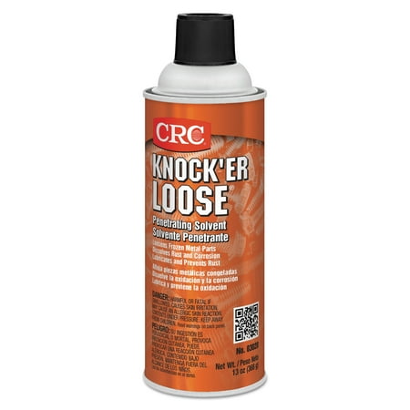 CRC Knock'er Loose 03020 Lubricating Oil Can, 16 oz Red