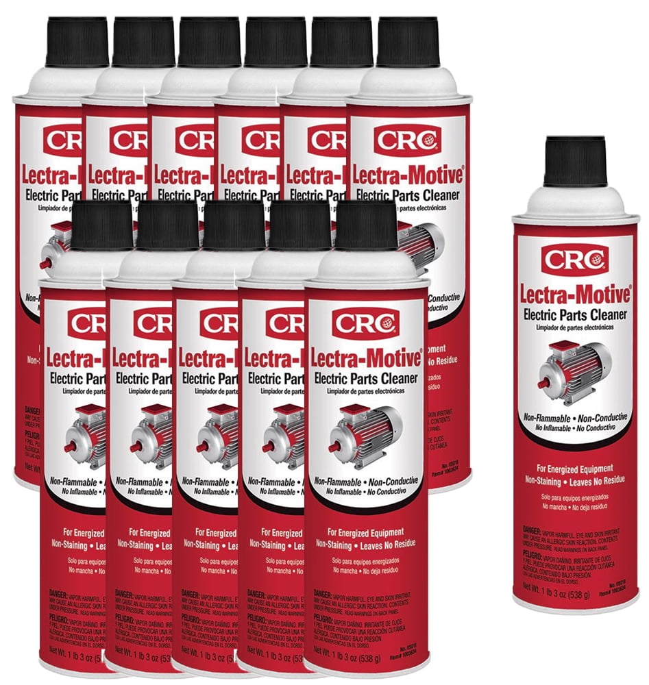 CRC LectraMotive Electric Parts Cleaner (19 oz) 12 Pack