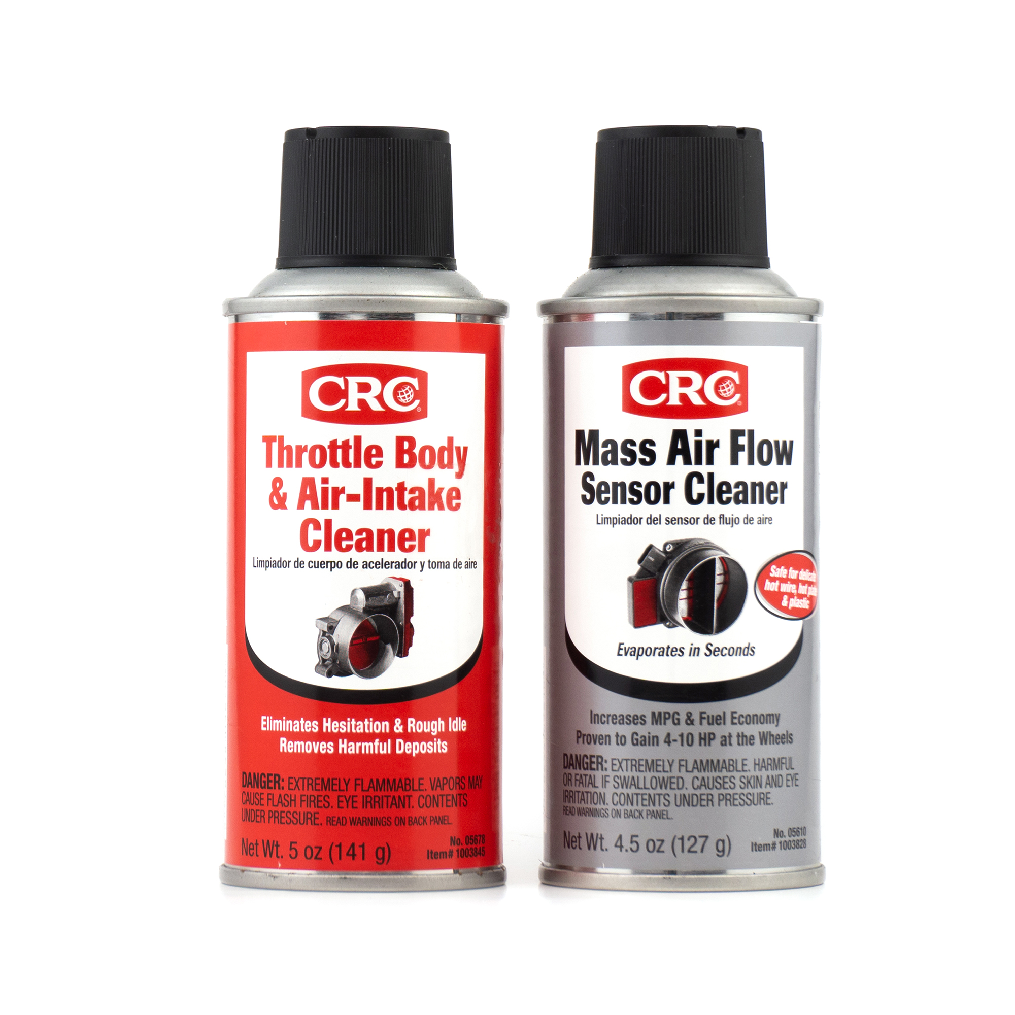 CRC Mass Air Flow & Throttle Body Single-Use Cleaner Twin Pack Kit - image 1 of 10