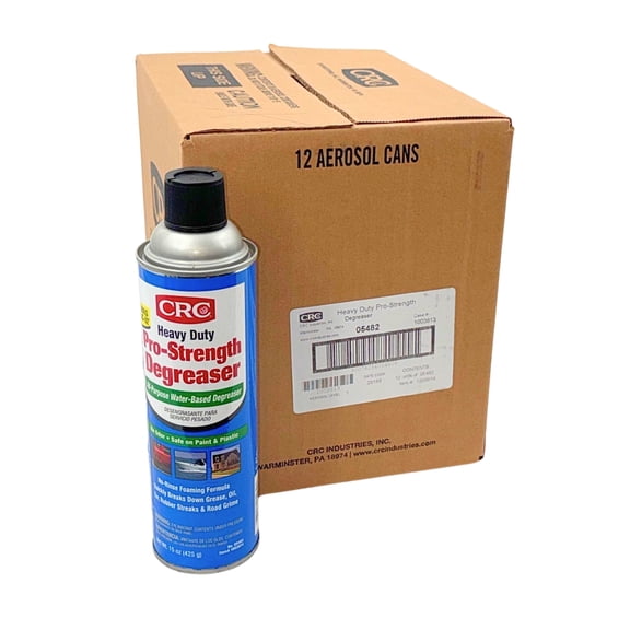 CRC QC-82 Foaming Water-Based Engine Degreaser Spray Bottle, 24 oz - Case of 12
