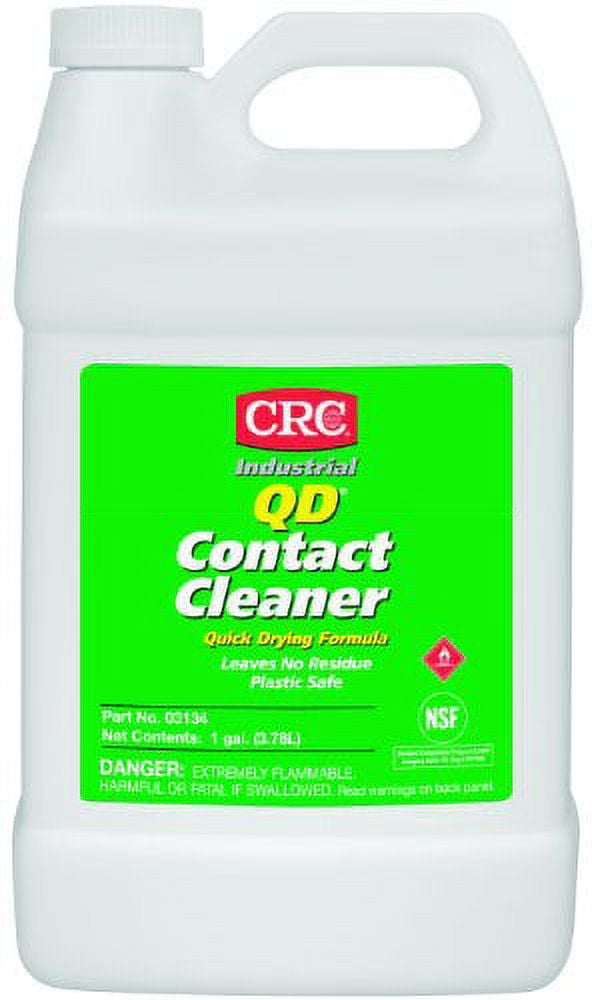 CRC QD Contact Cleaner, 1 Gallon Bottle, Clear