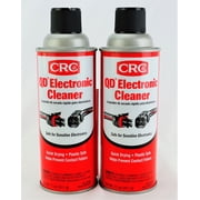 CRC QD Electronic Cleaner for Electronic Parts, Quick Drying, Plastic Safe, 11 oz 2 Pack