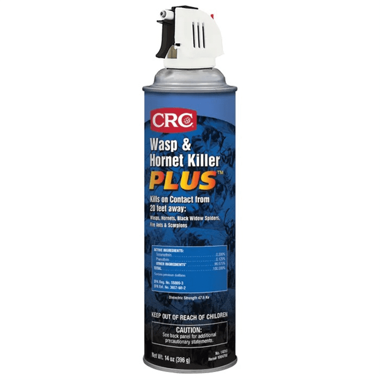 CRC Industries, Wasp and Hornet Killer Plus Insecticide, 14 oz