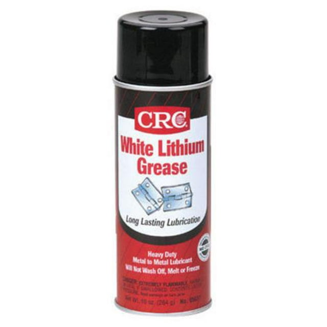 CRC White Lithium Grease Lubricant Spray, 10 oz