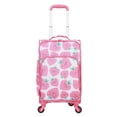 thumbnail image 1 of CRCKT Kids Girl 21" Softside Carry-on Luggage  With 360 Spinner Wheels- Heartberry Smile, Red and Pink, 1 of 10