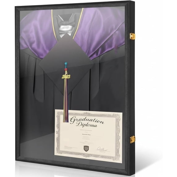CRDC Large Graduation Shadow Box Frame, Black(30*22 in)