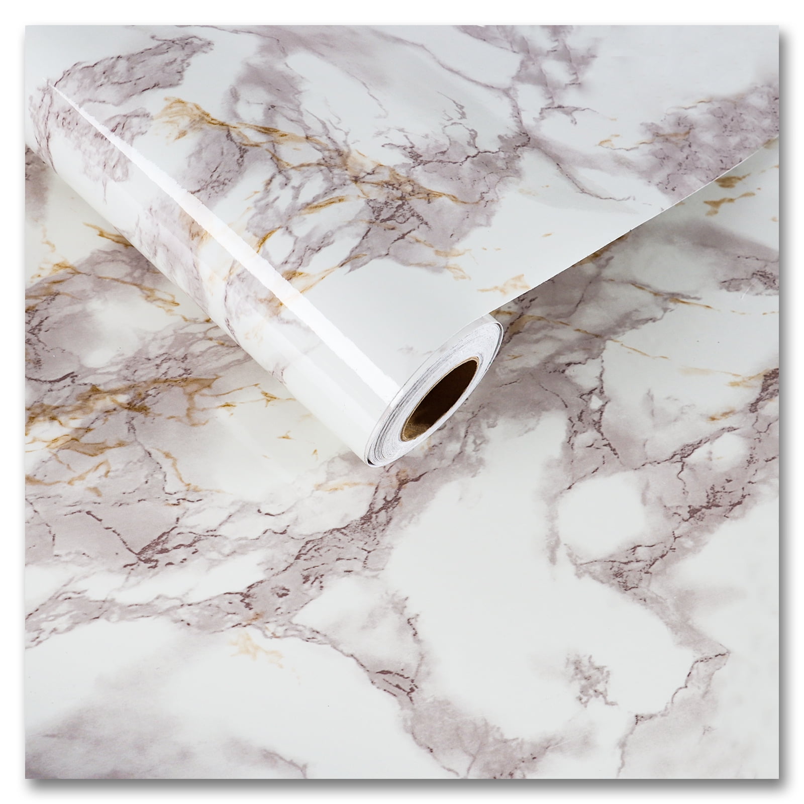 CRE8TIVE 24"x354" Self Adhesive Marble Wallpaper Peel and Stick