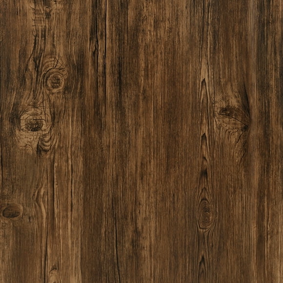 CRE8TIVE Brown Wood Wallpaper Peel and Stick 24"x354" Large Size Self Adhesive Wood Grain Contact Paper Waterproof Textured Thick Distressed Wood Vinyl Wrap Wall Covering for Countertops Cabinets