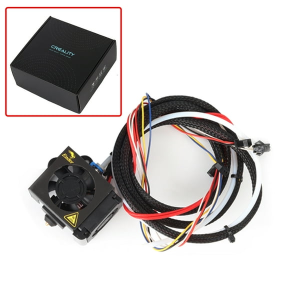 CREALITY 3D Ender-5 Plus Assembled Full Hotend Kit 1.75mm Extruder 0.4mm Nozzle Diameter Aluminum Heat Block for Ender-5 Plus 3D Printer