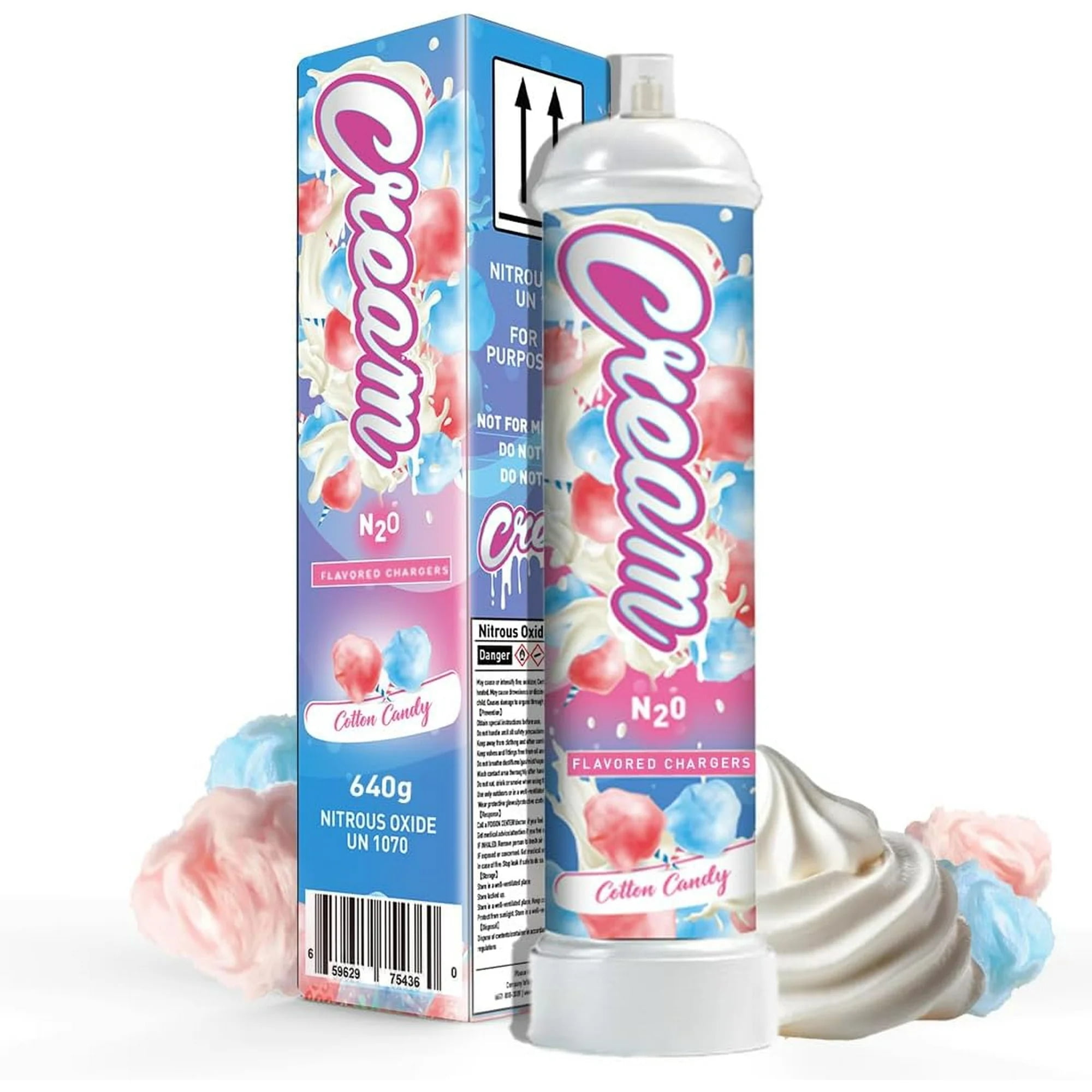 CREAM N2O Whipped Cream Charger 680g 1.1L Food Grade Nitrous Oxide