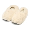 thumbnail image 1 of CREAM WARMIES Cozy Plush Body Slippers, 1 of 2
