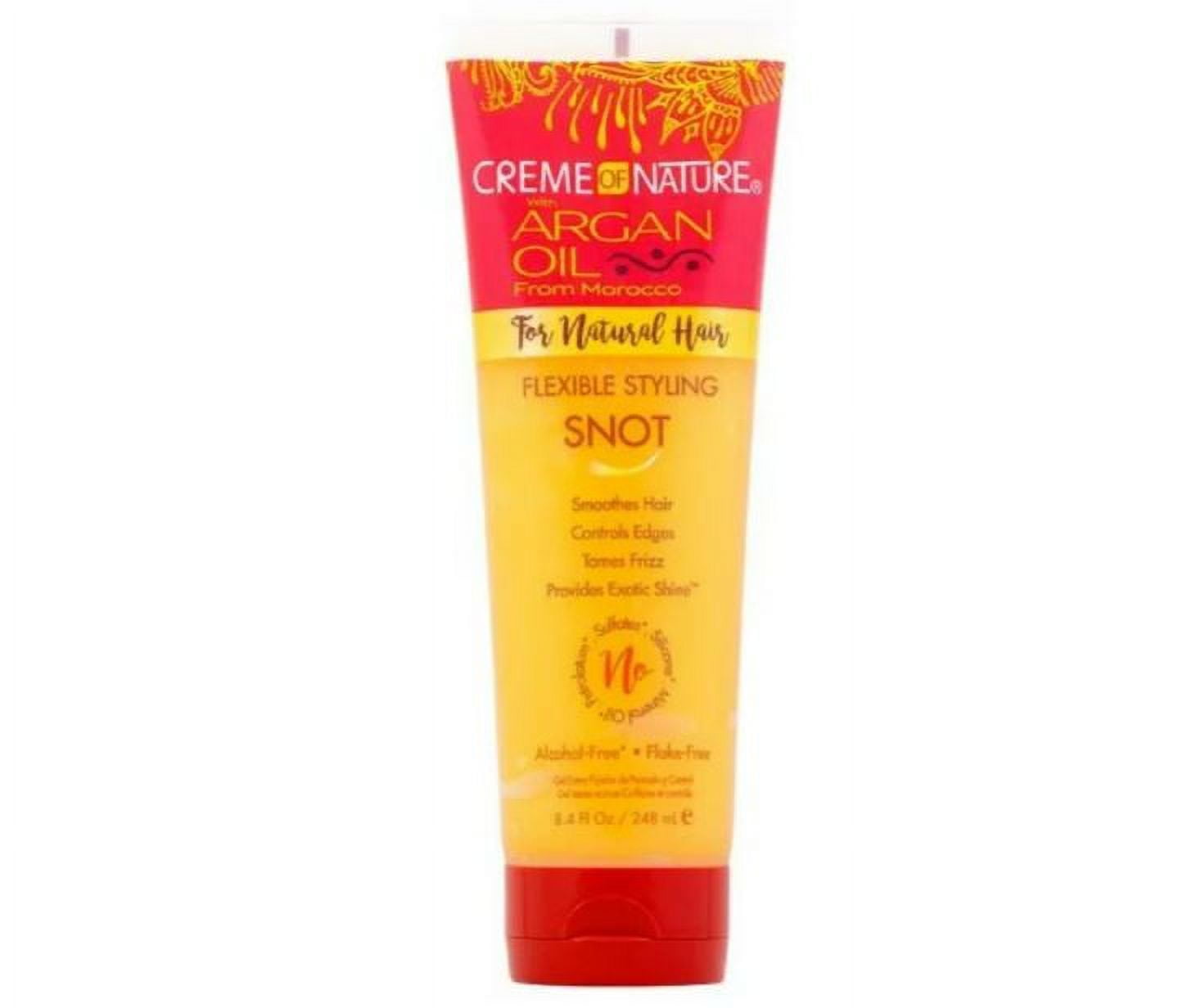 CREAM of NATURE Argan Maximum Hold Styling Snot 8.4 Oz * BEAUTY TALK