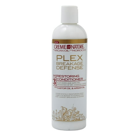 CREAM of NATURE - Argan Oil PLEX Restoring Conditioner 12 Oz * BEAUTY TALK LA *