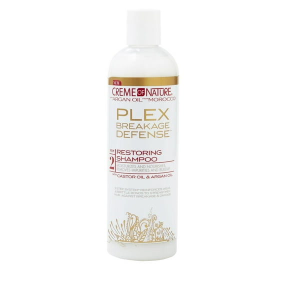 CREAM of NATURE - Argan Oil PLEX Restoring Shampoo 12 Oz * BEAUTY TALK LA *