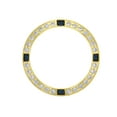 thumbnail image 1 of CREATED DIAMOND SAPAHIRE BEZEL FOR 26MM ROLEX DATEJUST 6917 6919 69173 GOLD, 1 of 2