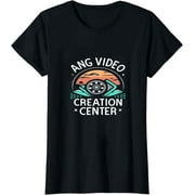 CREATION CENTER T-Shirt Gift for Movie Lovers and Film Buffs Black Tee