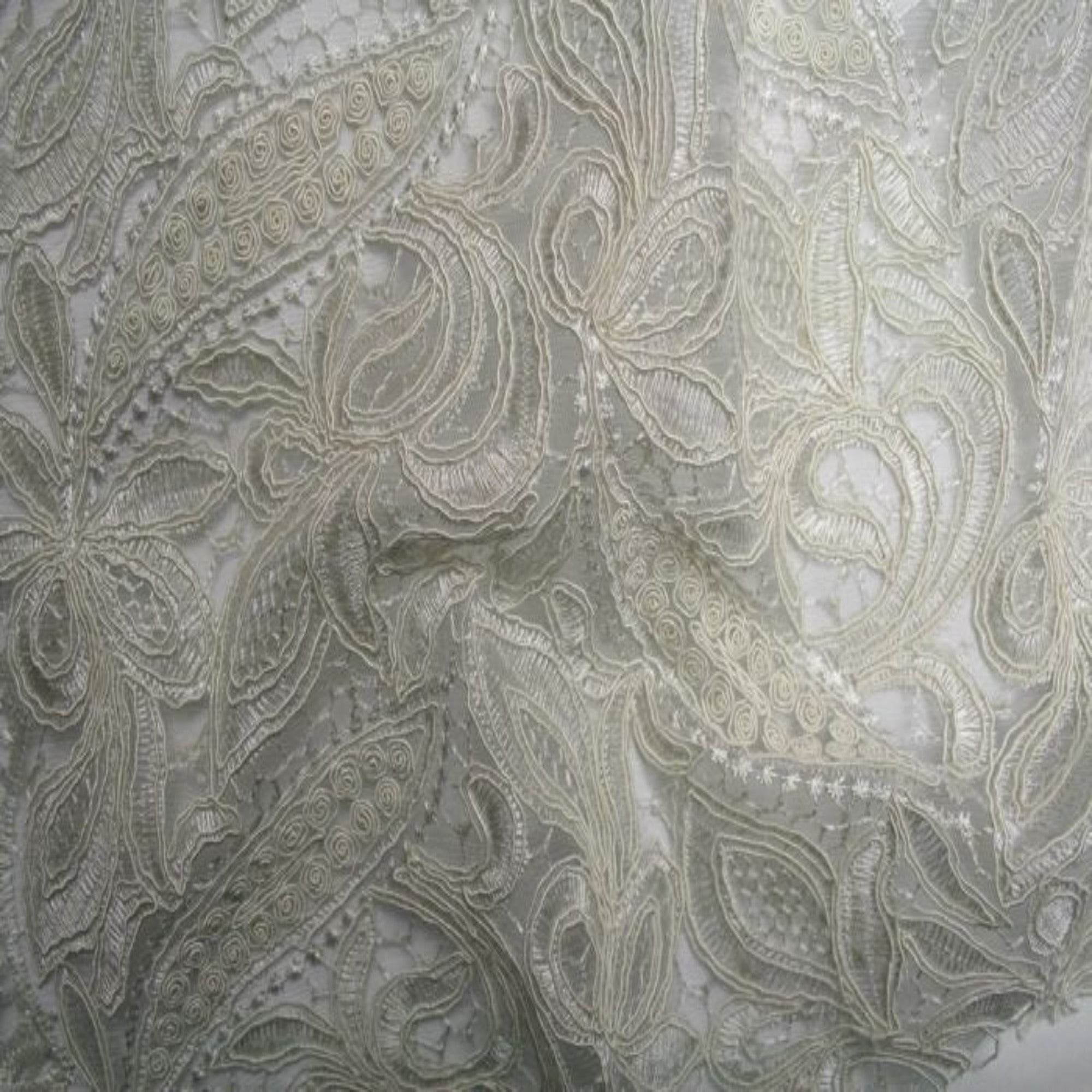 Lace Net Material CREATION Glitter Embroidered Mesh Fabric. Lace Netting Material 52 Inch ...