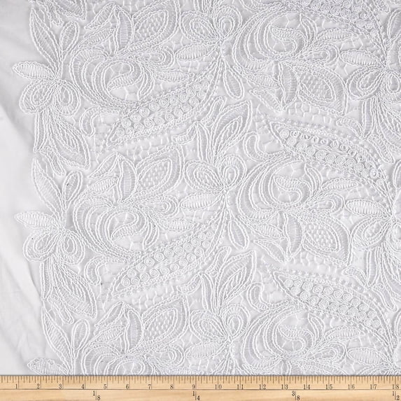 Lace Net Material CREATION Glitter Embroidered Mesh Fabric. Lace Netting Material 52 Inch ...