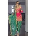 thumbnail image 1 of CREATIONBYAAROHI Designer Heavy Work Georgette Short Kurta with Dhoti and Dupatta set, Punjabi Kurta set., 1 of 6