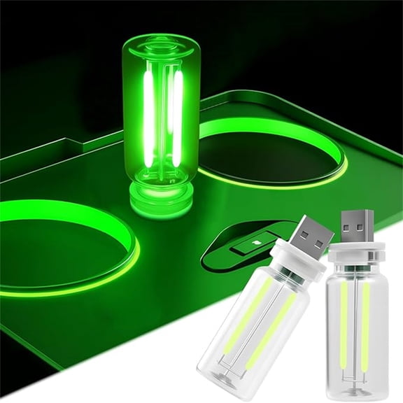 CREATITOY 1 Pc Car USB Night Light - Portable Design, Vehicle Interior Ambient Lighting Accessory