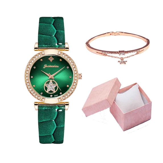 CREATITOY 1 Pc FULAIDA Women's Quartz Watch - With Bracelet & Box, Fashion Daily Wear Timepiece Accessory