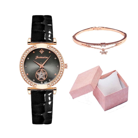 CREATITOY 1 Pc FULAIDA Women's Quartz Watch - With Bracelet & Box, Fashion Daily Wear Timepiece Accessory