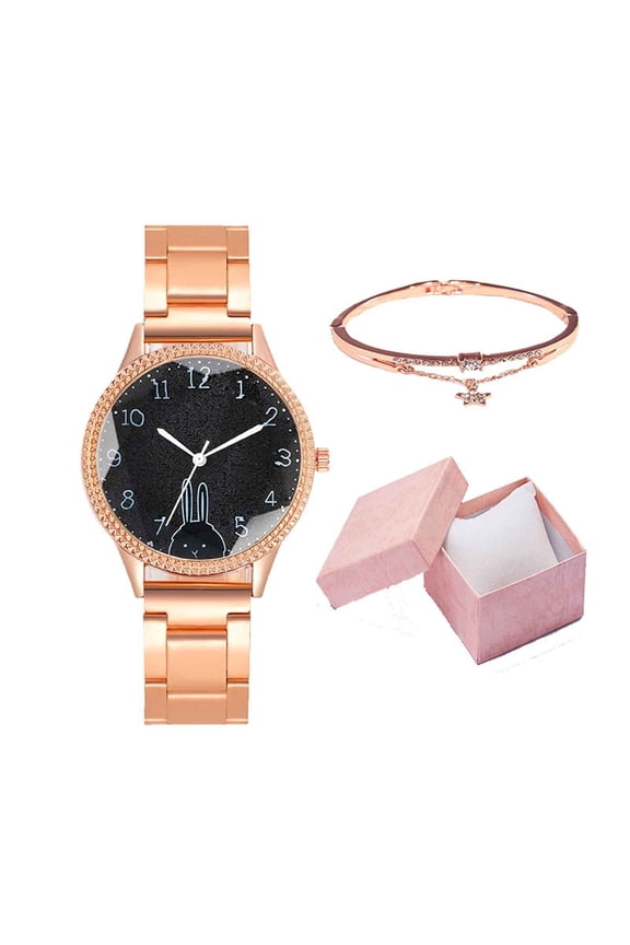 1 Pc FULAIDA Women's Quartz Watch - With Bracelet & Box, Fashion Daily Wear Timepiece Accessory