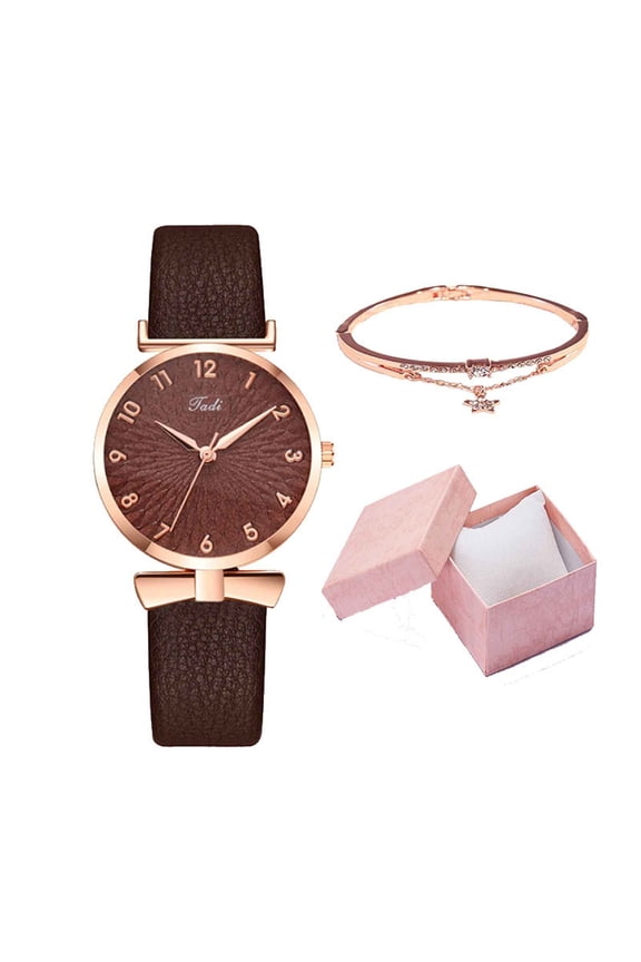 1 Pc FULAIDA Women's Quartz Watch - With Bracelet & Box, Fashion Daily Wear Timepiece Accessory