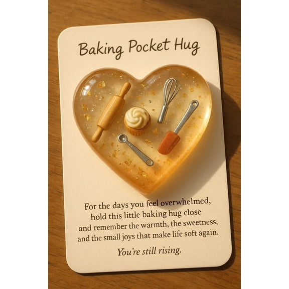 CREATITOY 1 Pc Heart Pocket Hug - Romantic Design, Small Gift for Lovers & Friends