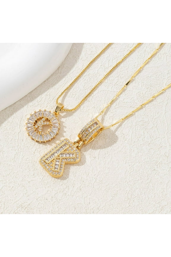 1 Pc Initial Letter Pendant Charm - Customizable Design, DIY Jewelry Making Accessory for Daily Wear