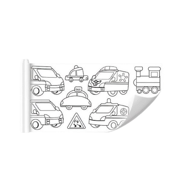 CREATITOY 1 Pc Kids Coloring Roll - Large Creative Graffiti Drawing Paper