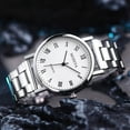 thumbnail image 1 of CREATITOY 1 Pc Men's Stainless Steel Strap Quartz Watch - Minimalist Design, Perfect Gift for All Occasions, 1 of 7