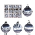 thumbnail image 1 of CREATITOY 12 Pcs 2.36 Inch Christmas Velvet Diamond Ball, Hanging Ornament Set Festive, Perfect for Christmas Tree Decoration, Home Holiday Decor and Party Supplies, 1 of 5