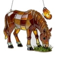 thumbnail image 1 of CREATITOY 1PC 8Inch Acrylic Horse Hanging Ornament Outdoor Decor Need Cardboard Shipping, 1 of 4
