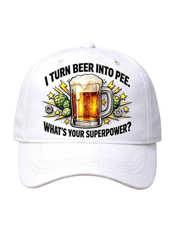 1PC Talent and Beer Super Baseball Cap for Daily Wear