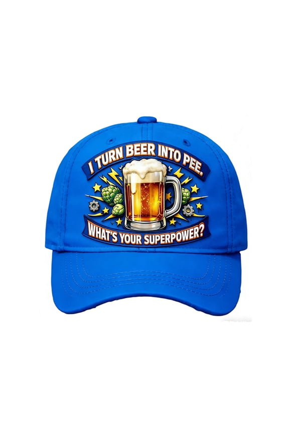 1PC Talent and Beer Super Baseball Cap for Daily Wear
