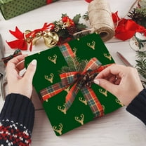 CREATITOY 39.37x27.56 Inch Christmas Retro Kraft Paper Gift Wrapping for Kids & Bouquets Perfect for Gift Packaging DIY Crafts and Festive Supply