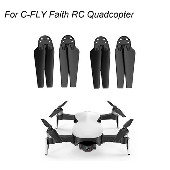 CREATITOY 4PC Durable ABS Propellers for C-FLY RC Quadcopter Drone Toy - Lightweight Spare Parts for Beginners
