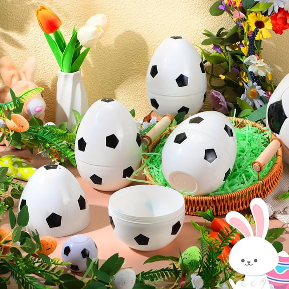 CREATITOY 5.9In Open-Top Easter Sports Egg Decorations