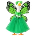 thumbnail image 1 of CREATITOY 5Pcs Butterfly Porch Goose Costume Fits 23 Inch Goose Decorative Outfit for Home Porch Garden Easter Holiday Decoration, 1 of 9