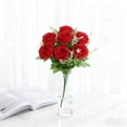 thumbnail image 1 of CREATITOY 6-Head Artificial Flower Bouquet, Festive Decor for Birthday Wedding Hall Indoor, Realistic Design, Perfect for Holiday Party, Home Interior and Celebration, 1 of 7