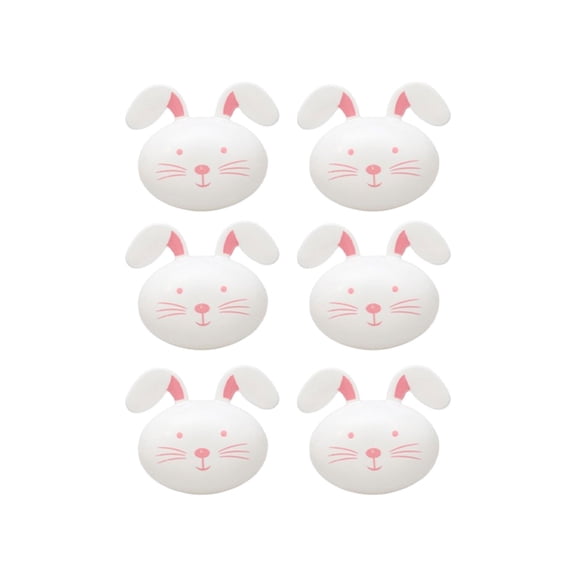 CREATITOY 6 Pcs Easter Eggs with Rabbit Lid Opening for Easter HOLIDAY Decor and Party Supplies
