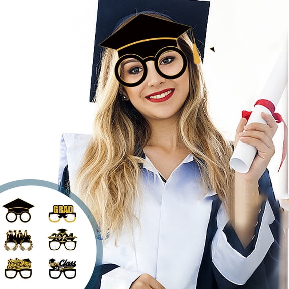 CREATITOY 6 Pcs Graduation Season Eye Toy - Fun Design, Graduation Party Favor Gift for Kids & Students