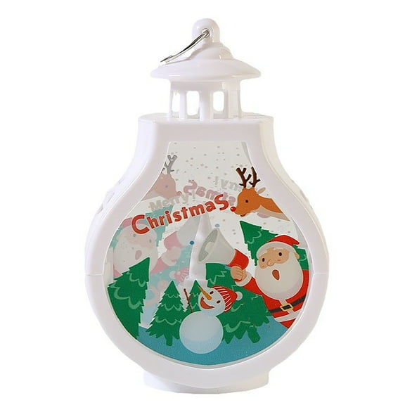 CREATITOY Christmas Style Lamp Candlestick Ambient Night Light Ornament Decorative Prop with Candlestick Design Ambient Lighting for Home Holiday Party Arrangement Gift for Elderly
