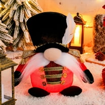 CREATITOY Christmas Toy Soldier with LED Lights - Weather-Resistant Resin Decoration for Outdoor Yard, Front Porch & Holiday Display