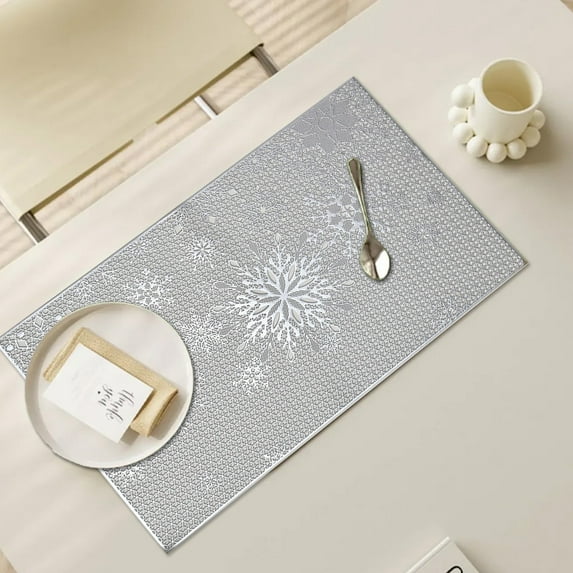 CREATITOY Cross-Border Hot-Selling Nordic INS Table Mats - Solid-Color Luxury Heat-Resistant, Non-Slip & Dustproof Placemats for Dining Table Decor