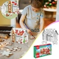 thumbnail image 1 of CREATITOY DIY Christmas Toy Foldable Playhouse for Kids - Creative Coloring Crafts, Family Activities & Storage-Friendly Design, 1 of 6